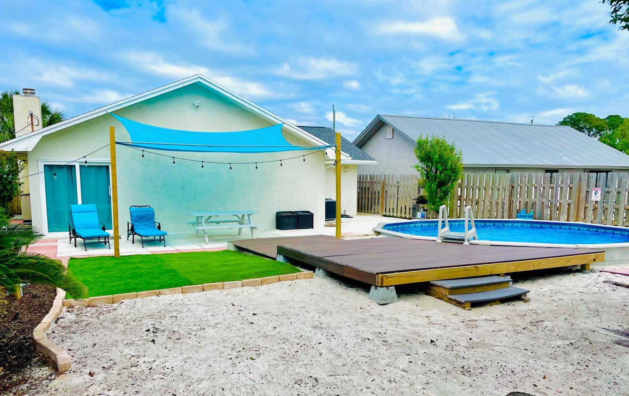 Sea Salt Vacation Home, Private Pool - Walk To Beach Panama City Beach Exterior foto
